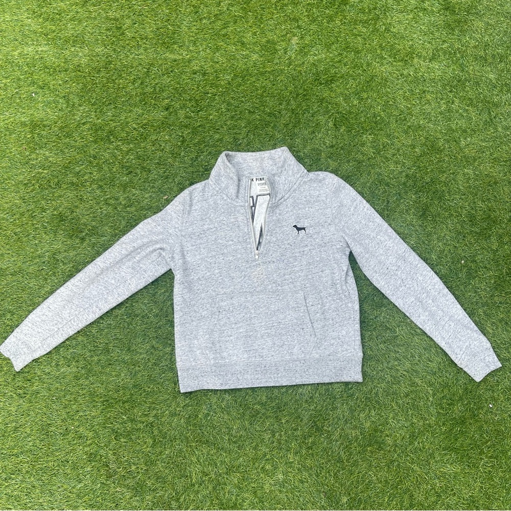 Victoria's Secret PINK Gray Zip-Up Jacket